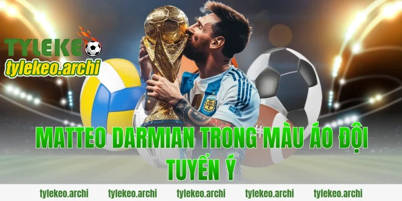 Matteo Darmian trong màu áo đội tuyển Ý